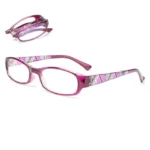 Farbige Brille mit Zoom