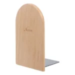 Abgerundete Buchstütze aus Holz
