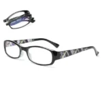 Farbige Brille mit Zoom