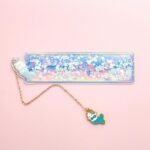 Kawaii-Lesezeichen mit Fischkatze