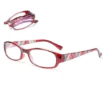Farbige Brille mit Zoom