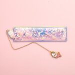 Kawaii-Lesezeichen mit Fischkatze